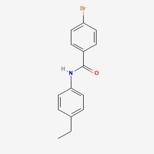 molecular formula C15H14BrNO B2846547 4-bromo-N-(4-ethylphenyl)benzamide CAS No. 313251-10-4