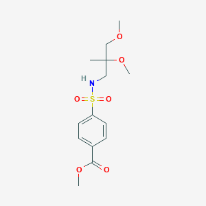 Methyl 4-[(2,3-dimethoxy-2-methylpropyl)sulfamoyl]benzoate