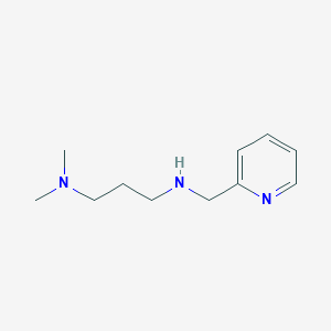 molecular formula C11H19N3 B2846555 N,N-Dimethyl-N'-pyridin-2-ylmethyl-propane-1,3-diamine CAS No. 56098-51-2