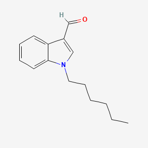 molecular formula C15H19NO B2846564 1-hexyl-1H-indole-3-carbaldehyde CAS No. 183718-76-5
