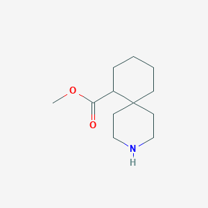molecular formula C12H21NO2 B2846605 Methyl 3-azaspiro[5.5]undecane-7-carboxylate CAS No. 2168703-79-3