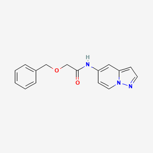 2-(benzyloxy)-N-(pyrazolo[1,5-a]pyridin-5-yl)acetamide