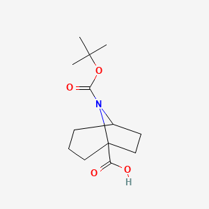 8-[(2-Methylpropan-2-yl)oxycarbonyl]-8-azabicyclo[3.2.1]octane-1-carboxylic acid