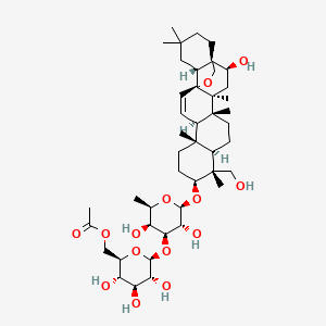 molecular formula C44H70O14 B2846692 6''-O-acetylsaikosaponin A 