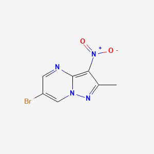 6-Bromo-2-methyl-3-nitropyrazolo[1,5-a]pyrimidine