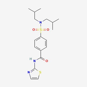 4-(N,N-diisobutylsulfamoyl)-N-(thiazol-2-yl)benzamide