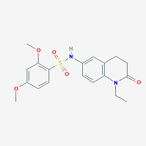 N-(1-ethyl-2-oxo-1,2,3,4-tetrahydroquinolin-6-yl)-2,4-dimethoxybenzenesulfonamide