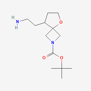 tert-Butyl 8-(2-aminoethyl)-5-oxa-2-azaspiro[3.4]octane-2-carboxylate