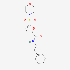 N-(2-(cyclohex-1-en-1-yl)ethyl)-5-(morpholinosulfonyl)furan-2-carboxamide
