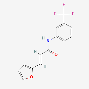 (2E)-3-(furan-2-yl)-N-[3-(trifluoromethyl)phenyl]prop-2-enamide