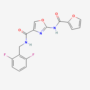 N-(2,6-difluorobenzyl)-2-(furan-2-carboxamido)oxazole-4-carboxamide