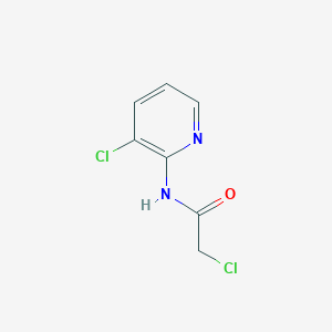 2-chloro-N-(3-chloropyridin-2-yl)acetamide