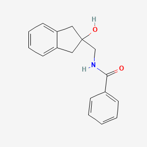 N-((2-hydroxy-2,3-dihydro-1H-inden-2-yl)methyl)benzamide