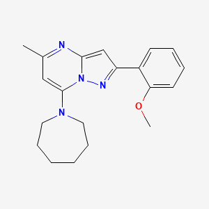 7-Azepan-1-yl-2-(2-methoxyphenyl)-5-methylpyrazolo[1,5-a]pyrimidine