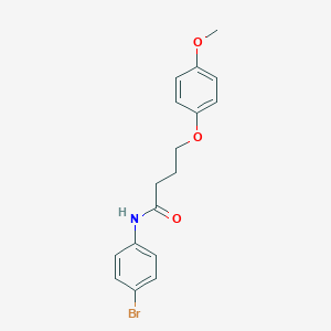 molecular formula C17H18BrNO3 B284707 N-(4-bromophenyl)-4-(4-methoxyphenoxy)butanamide 