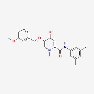N-(3,5-dimethylphenyl)-5-((3-methoxybenzyl)oxy)-1-methyl-4-oxo-1,4-dihydropyridine-2-carboxamide