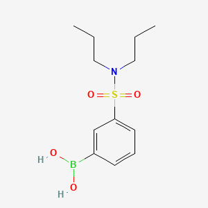 molecular formula C12H20BNO4S B2847080 3-(Di-n-propylsulfamoyl)benzeneboronic acid CAS No. 1449145-31-6