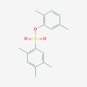 molecular formula C17H20O3S B2847106 2,5-Dimethylphenyl 2,4,5-trimethylbenzene-1-sulfonate CAS No. 2415500-18-2