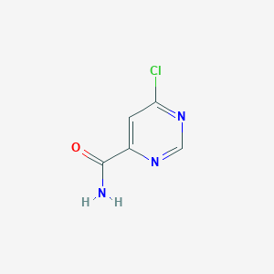 molecular formula C5H4ClN3O B2847125 6-Chloropyrimidine-4-carboxamide CAS No. 81333-06-4