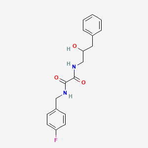 N1-(4-fluorobenzyl)-N2-(2-hydroxy-3-phenylpropyl)oxalamide