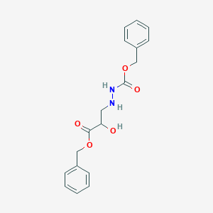 Benzyl 3-({[(benzyloxy)carbonyl]amino}amino)-2-hydroxypropanoate