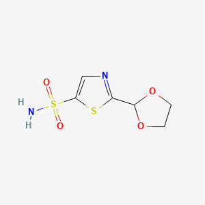2-(1,3-Dioxolan-2-yl)-1,3-thiazole-5-sulfonamide