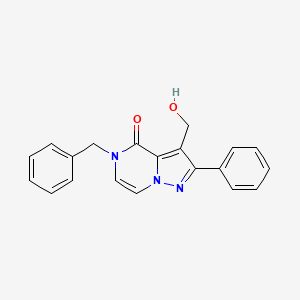 5-benzyl-3-(hydroxymethyl)-2-phenylpyrazolo[1,5-a]pyrazin-4(5H)-one