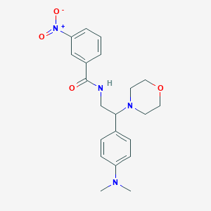 N-(2-(4-(dimethylamino)phenyl)-2-morpholinoethyl)-3-nitrobenzamide
