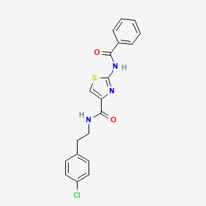 2-benzamido-N-(4-chlorophenethyl)thiazole-4-carboxamide