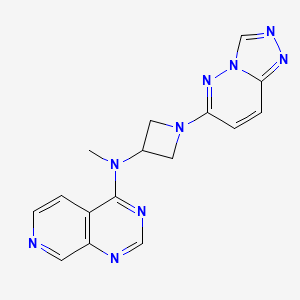 N-methyl-N-{pyrido[3,4-d]pyrimidin-4-yl}-1-{[1,2,4]triazolo[4,3-b]pyridazin-6-yl}azetidin-3-amine