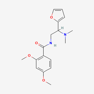 molecular formula C17H22N2O4 B2847374 N-(2-(dimethylamino)-2-(furan-2-yl)ethyl)-2,4-dimethoxybenzamide CAS No. 899978-92-8