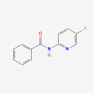 molecular formula C12H9IN2O B2847387 N-(5-iodopyridin-2-yl)benzamide CAS No. 166266-23-5