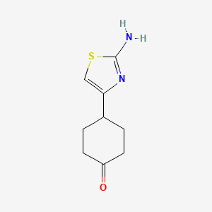 4-(2-Amino-1,3-thiazol-4-yl)cyclohexan-1-one