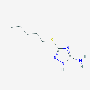 3-(pentylsulfanyl)-1H-1,2,4-triazol-5-amine