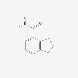 molecular formula C10H11NO B028474 2,3-dihydro-1H-indene-4-carboxamide CAS No. 103205-13-6