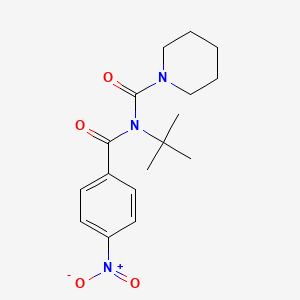 N-(tert-butyl)-N-(4-nitrobenzoyl)piperidine-1-carboxamide