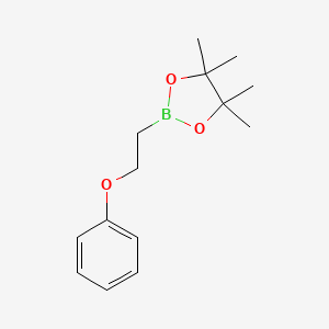 4,4,5,5-Tetramethyl-2-(2-phenoxyethyl)-1,3,2-dioxaborolane