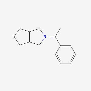 2-(1-Phenylethyl)-3,3a,4,5,6,6a-hexahydro-1H-cyclopenta[c]pyrrole