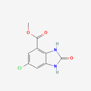 methyl 6-chloro-2-oxo-2,3-dihydro-1H-benzo[d]imidazole-4-carboxylate
