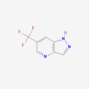 molecular formula C7H4F3N3 B2847461 6-(Trifluoromethyl)-1H-pyrazolo[4,3-B]pyridine CAS No. 1211589-93-3