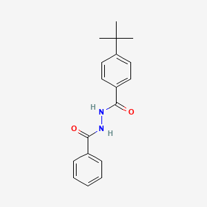 molecular formula C18H20N2O2 B2847597 N'-Benzoyl-4-(tert-butyl)benzohydrazide CAS No. 43100-33-0