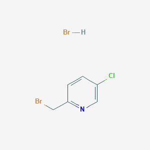 molecular formula C6H6Br2ClN B2847649 2-(Bromomethyl)-5-chloropyridine hydrobromide CAS No. 1646152-49-9; 71693-08-8