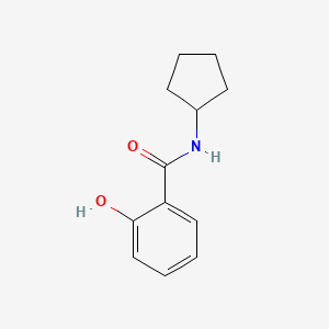 molecular formula C12H15NO2 B2847670 N-cyclopentyl-2-hydroxybenzamide CAS No. 401939-75-1