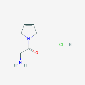2-Amino-1-(2,5-dihydro-1H-pyrrol-1-yl)ethan-1-one hydrochloride