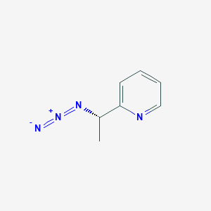 molecular formula C7H8N4 B2847713 2-[(1S)-1-azidoethyl]pyridine CAS No. 348128-91-6