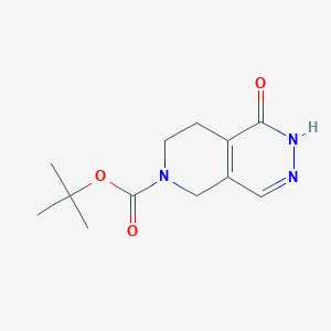 molecular formula C12H17N3O3 B2847716 tert-butyl 1-oxo-1H,2H,5H,6H,7H,8H-pyrido[3,4-d]pyridazine-6-carboxylate CAS No. 2287331-96-6