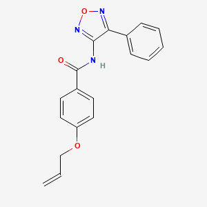 N-(4-phenyl-1,2,5-oxadiazol-3-yl)-4-(prop-2-en-1-yloxy)benzamide