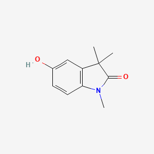 molecular formula C11H13NO2 B2847756 5-Hydroxy-1,3,3-trimethylindolin-2-one CAS No. 120713-58-8