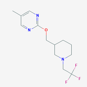 5-Methyl-2-[[1-(2,2,2-trifluoroethyl)piperidin-3-yl]methoxy]pyrimidine