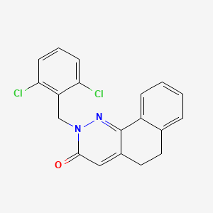 2-(2,6-dichlorobenzyl)-5,6-dihydrobenzo[h]cinnolin-3(2H)-one